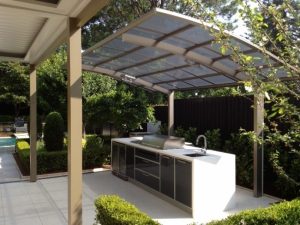 Awnings to prtect you when barbequeing